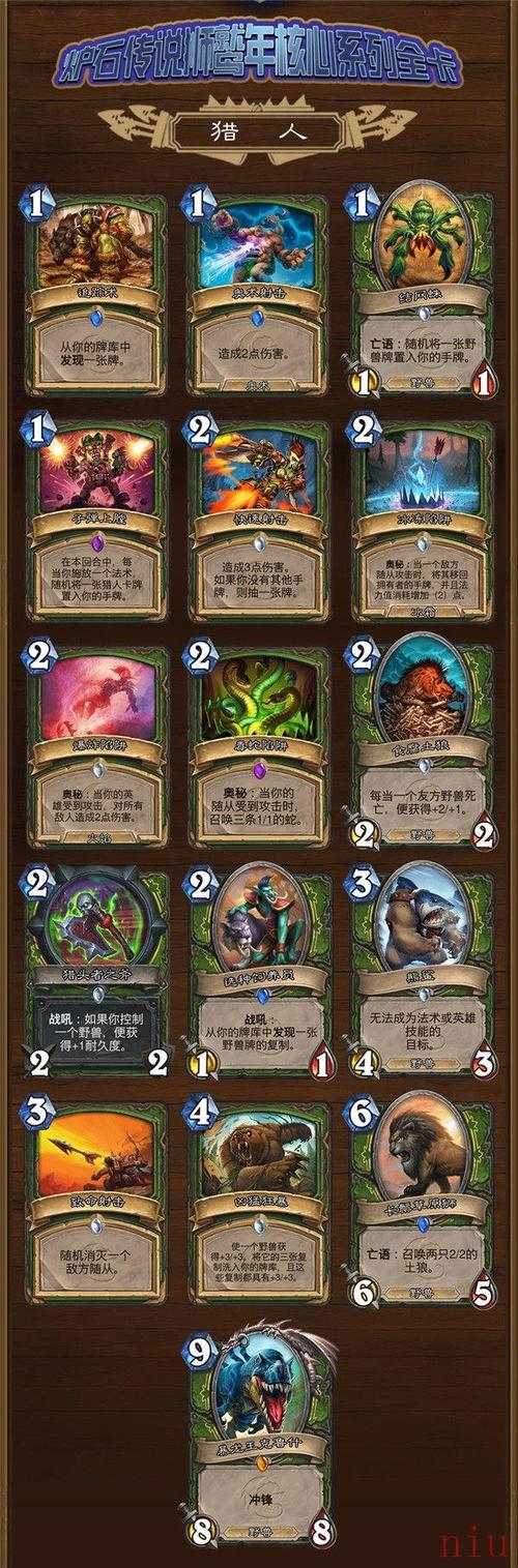 《炉石传说》传说卡牌收集与使用指南